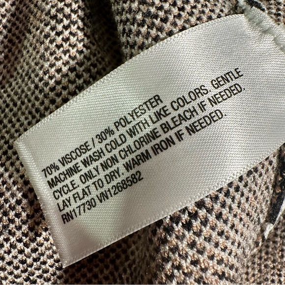 NWT Diane von Furstenberg for Target ‘Halter Tie-Neck Neutral Poppy Dress’ Sz L - Picture 12 of 16